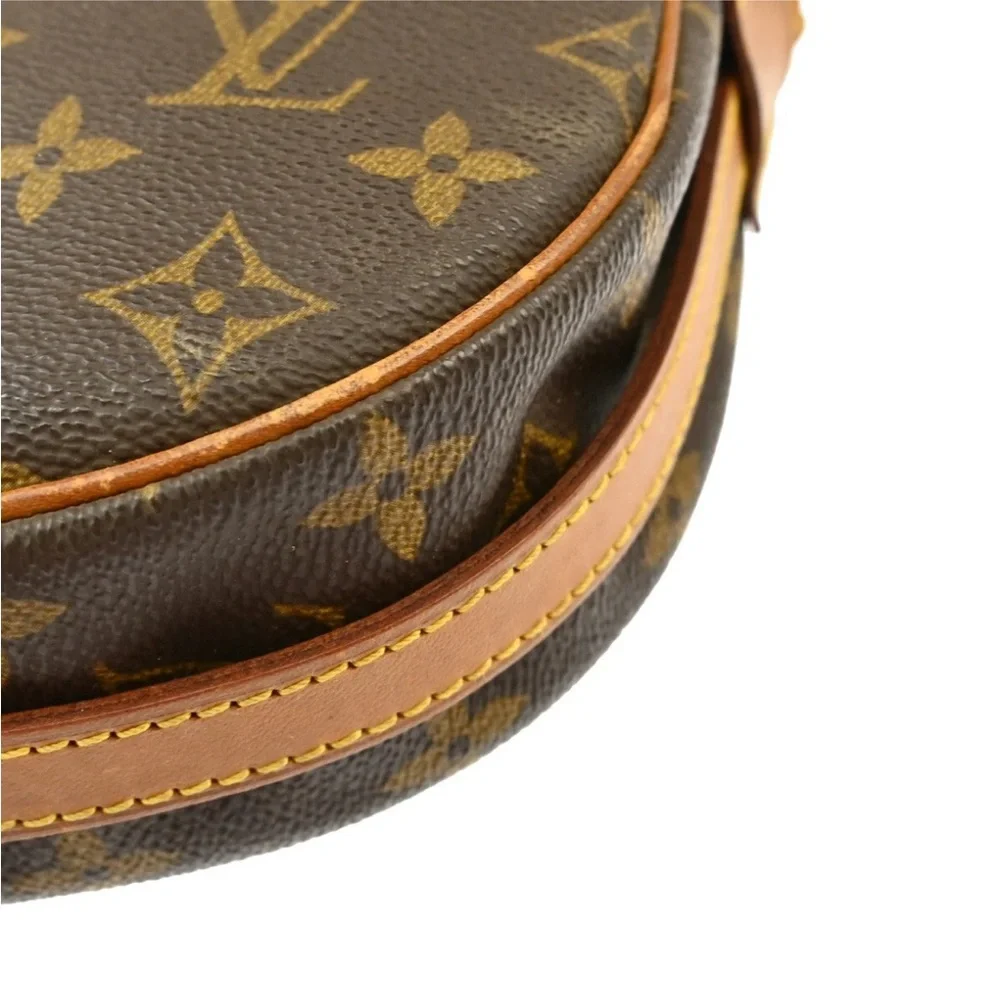 Authentic - LOUIS VUITTON JEUNE FILLE MM SHOULDER BAG PURSE MONOGRAM - Picture 4 of 11